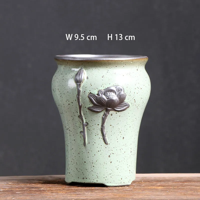 5 Pack Elegant Garden Small Succulent Plant Pots