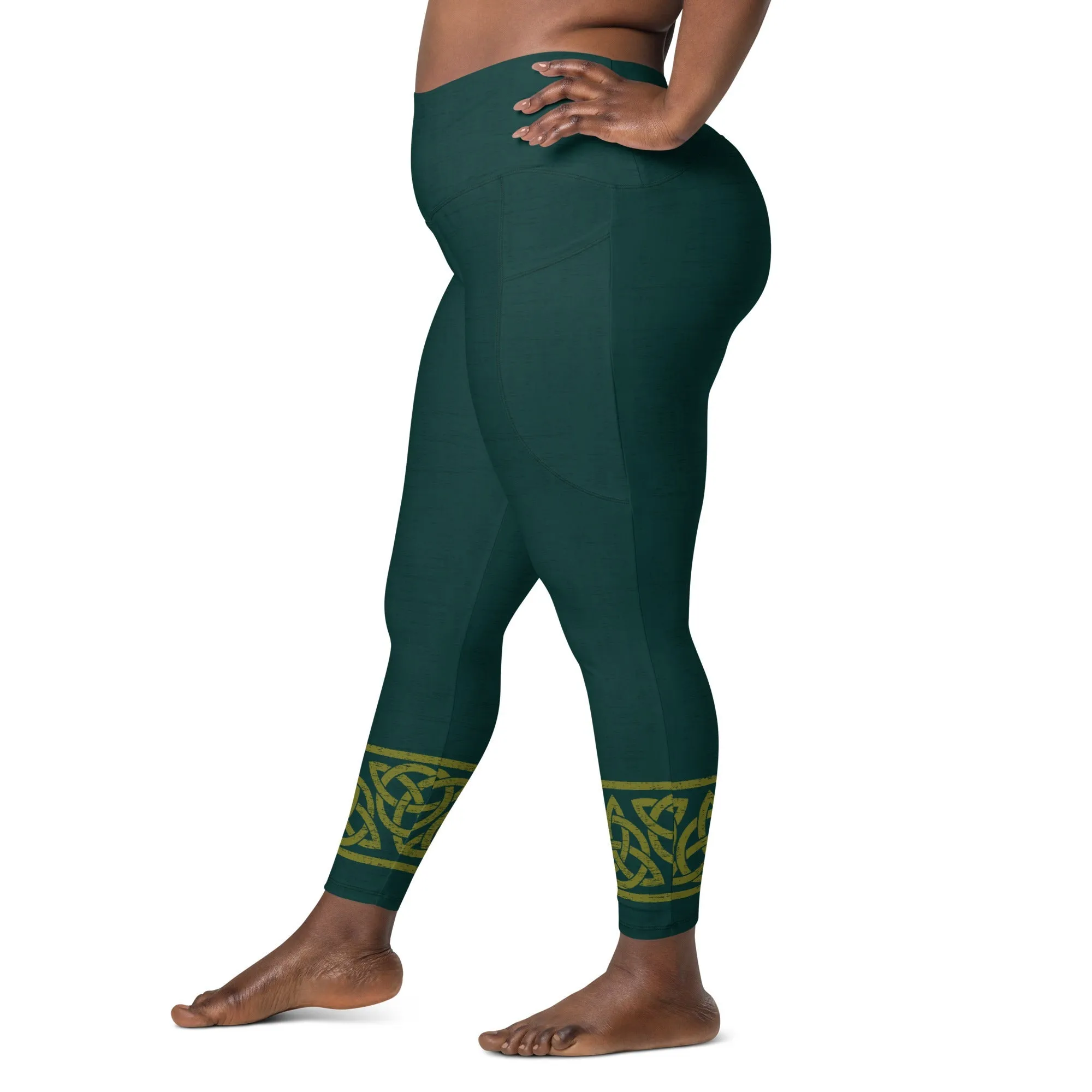 Brave Inspired Merida Leggings with pockets- Running Costume, Princess Cosplay, Bounding