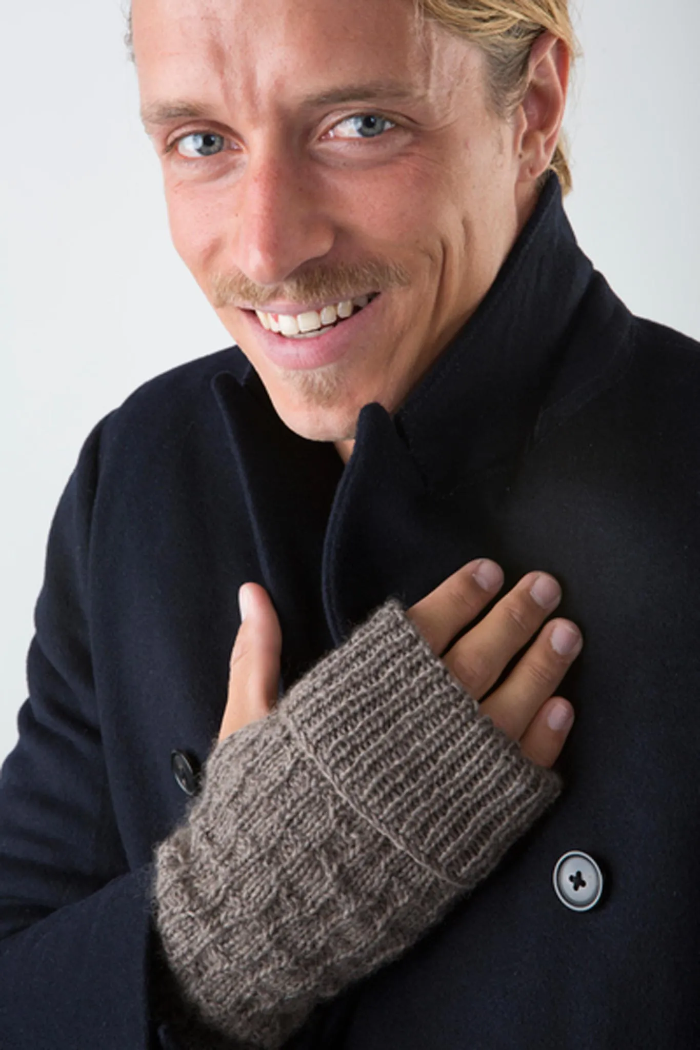 Keith Fingerless Gloves Designer Knitting Pattern